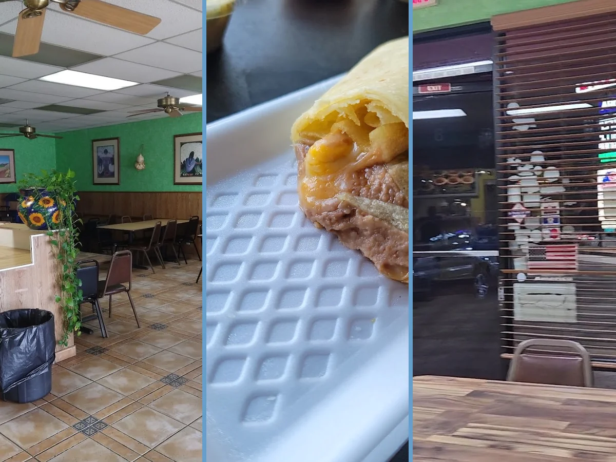 Bright restaurant interior with counter seating